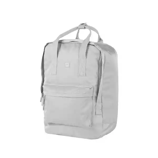 Maleta Escolar Rectangular Con Asa Gris Serie Miniso