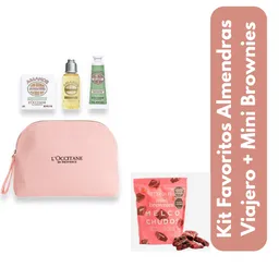 Combo Kit Favoritos Almendras Viajero + Mini Brownie