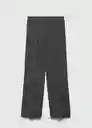 Pantalón Karibi 7-A Gris Oscuro Vigoré Talla 42 Mujer Mango