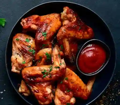 Alitas Bbq O en Salsa de la Casa