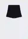 Short Cairo-L Negro Talla XS Mujer Mango