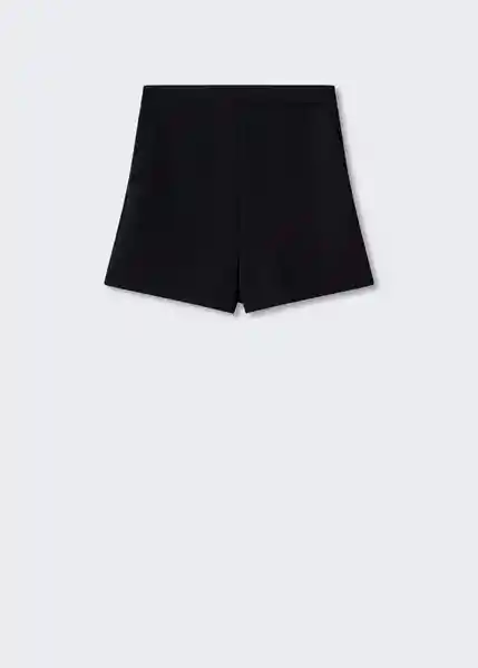 Short Cairo-L Negro Talla XS Mujer Mango