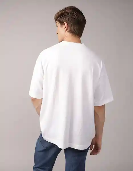 Camiseta Hombre Blanco Talla Medium 4680101 American Eagle