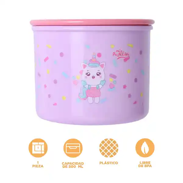 Contenedor Para Alimentos de Serie Mis Pastelitos Miniso