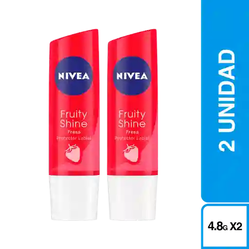 2 x Lip Nivea Fresa