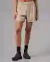 Short Pliegues Mujer Beige Abetinote Claro T 14 72737 Rifle