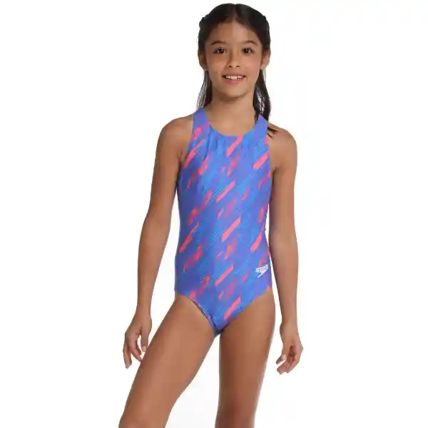 Vestido de Baño Medalist Jr Siren Hyperboom Talla 10 Speedo