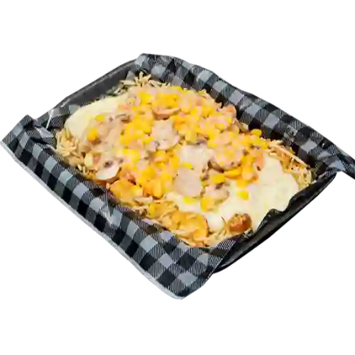 Salchipapa Vegetariana (para 2)