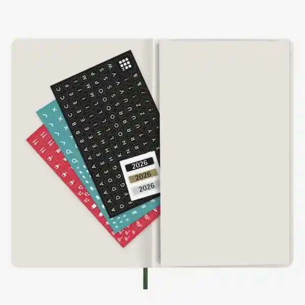 Moleskine Agenda Diaria Verde Grande Sc 2026