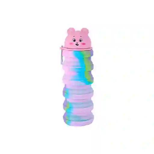 Botella de Plegable Serie Care Bears Rosa 450 mL Miniso