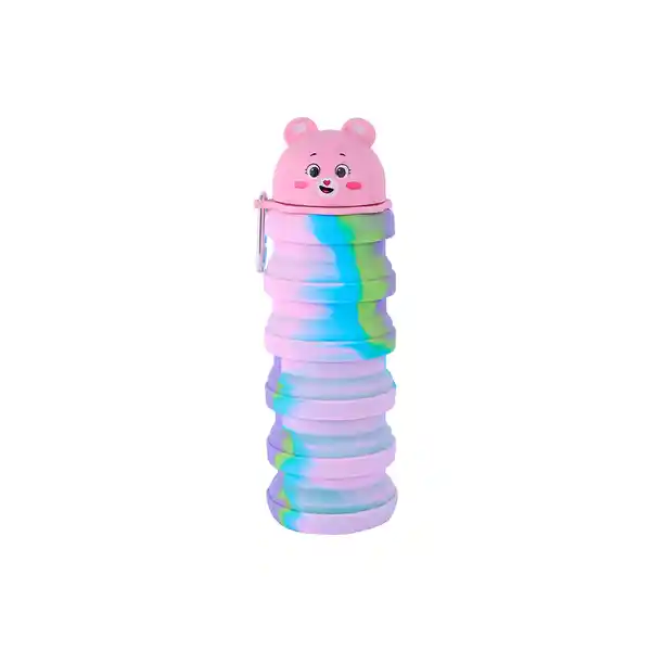 Botella de Plegable Serie Care Bears Rosa 450 mL Miniso