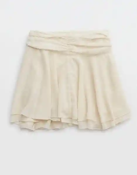 Falda Aerie Beige Talla Medium American Eagle