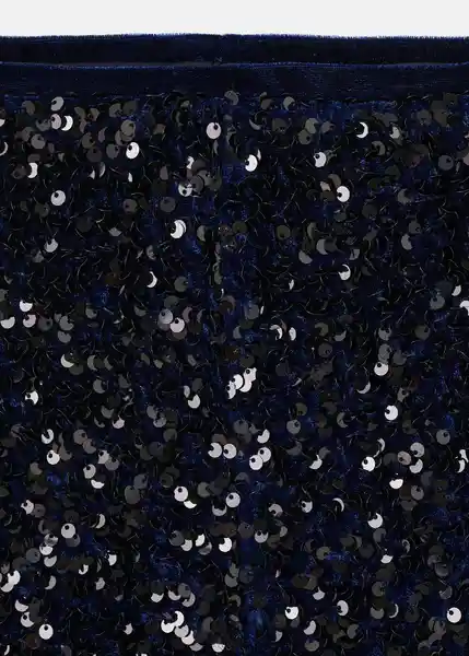 Short Xturner Navy Talla 18 Mujer Mango