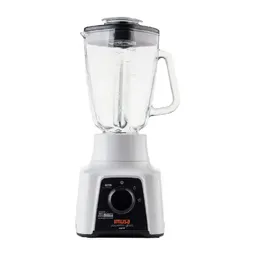 Imusa Licuadora Power Mix Plus 2V Vaso Vidrio Blanca