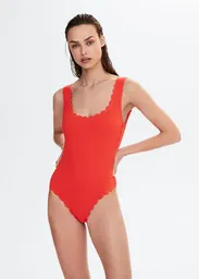 Traje del Bañador Sunny Rojo Talla M Mujer Mango