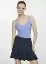 Top Gymnasti Celeste Talla Xl Mujer Mango