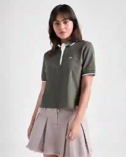 Camiseta Mujer Verde Talla M 609G008_VER190512 Americanino