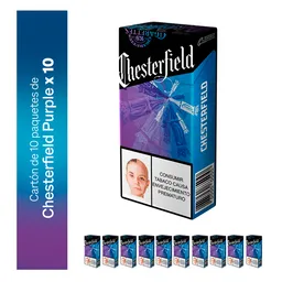 Chesterfield Purple X10 Cigarrillos Cartón