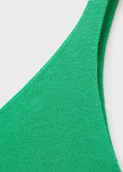 Top Gym Verde Talla S Mujer Mango