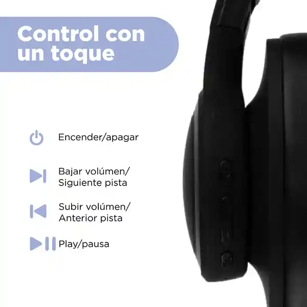 Audífonos Inalambrico Elegant Serie Negro Mod P16 Miniso