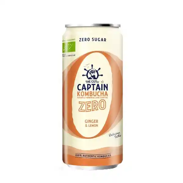 Gutsy Captain té Kombucha Limón Zero