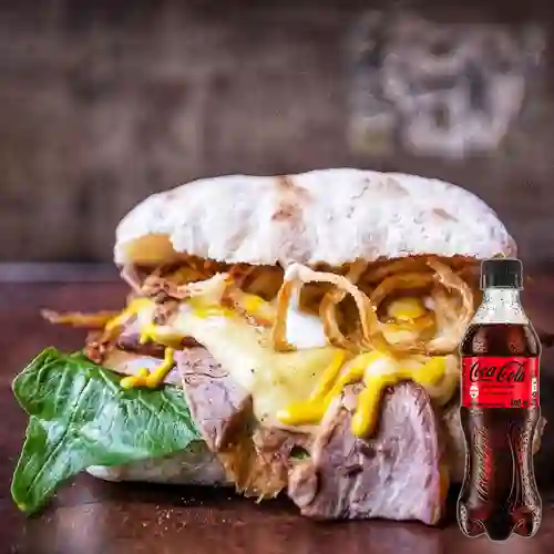 Sándwich Roast Beef Queso Roquefort +CocaCola S/az 400ml