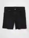 Short Mujer Negro Talla: 8 8160001 American Eagle