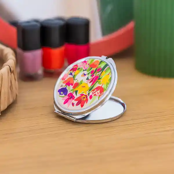 Pylones Espejo de Bolsillo Redondo Tulipes