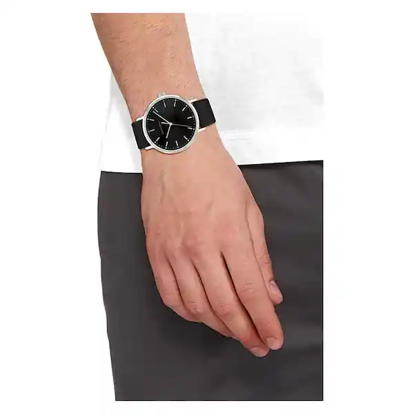 Reloj Modern Para Hombre Color Negro 25200050 Calvin Klein