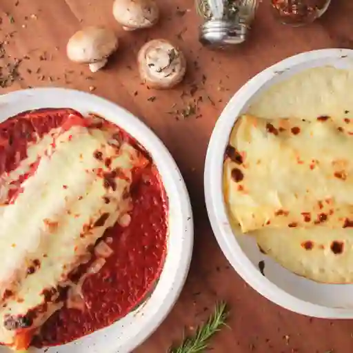Canneloni Ricotta y Espinaca