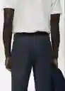 Pantalón Ennio Navy Talla 42 Hombre Mango