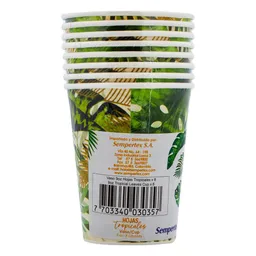 Vaso Hojas Tropicales Sempertex 7703340030