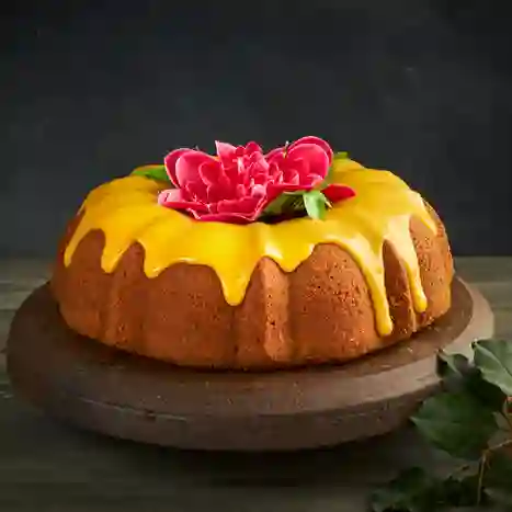 Ponqué de Naranja (2 Porciones)