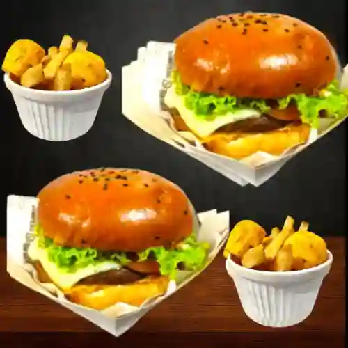 2x1 Hamburguesa Clásica Angus