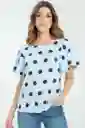 Blusa Khamira Color Azul Claro Talla XS Ragged