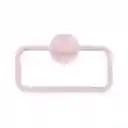 Toallero Para Baño Rectangular Rosa Miniso