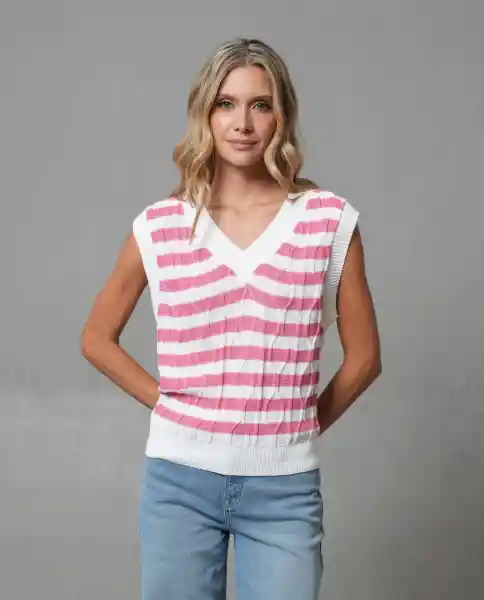 Buzo Mujer Rosa Talla S 283G004_ROS171929 Rifle
