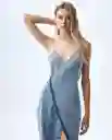 Vestido Mujer Azul Talla S 371G000_AZU114604 Americanino