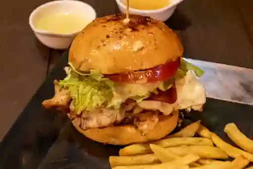 Burger Pollo Doble