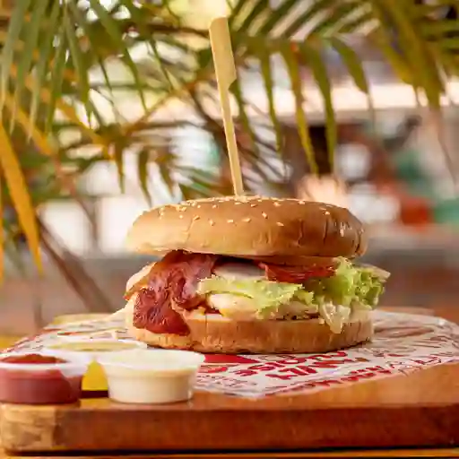 Hamburguesa pollo especial