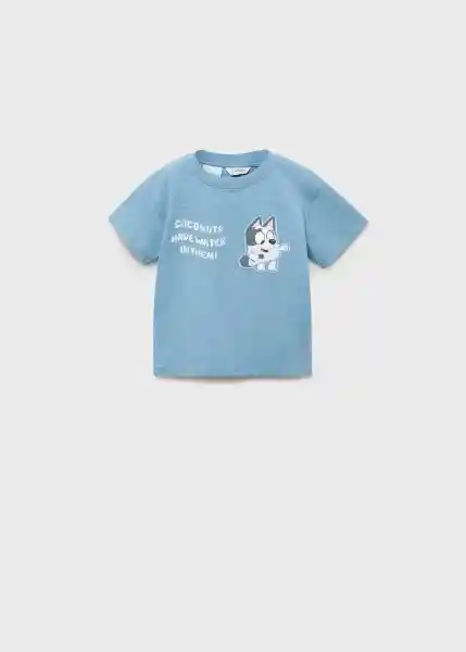 Camiseta Blucoco Azul Talla 67 Niños Mango