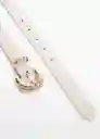 Cinturón Nils Crudo Talla M Mujer Mango