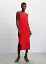 Vestido Sura-H Rojo Talla S Mujer Mango