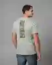 Camiseta Hombre Verde Talla XL 102G015 Rifle