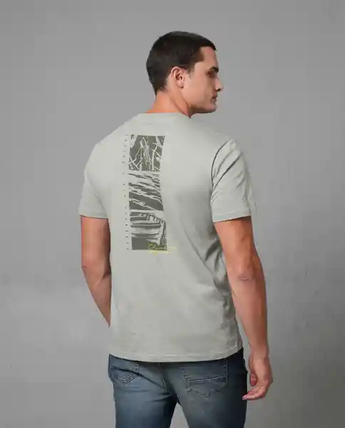 Camiseta Hombre Verde Talla XL 102G015 Rifle