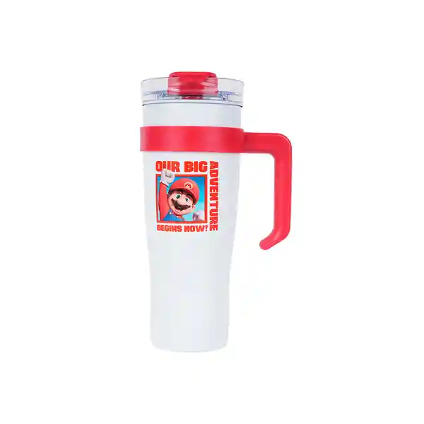 Vaso de Acero Serie Super Mario Bros Con Pitillo 1450 mL Miniso