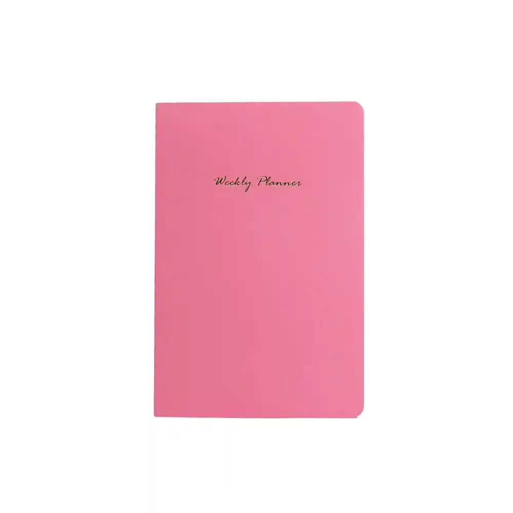 Miniso Cuaderno Estampado Rayado Fucsia