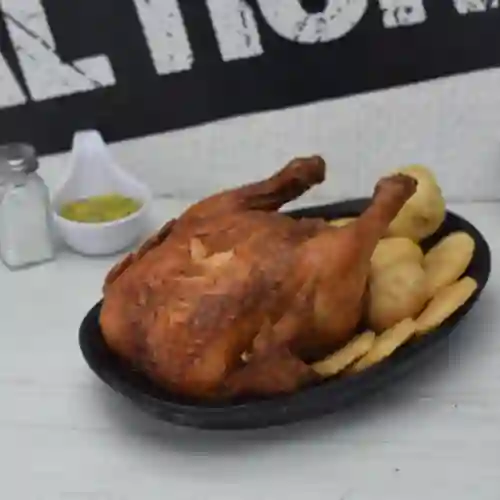 Medio Pollo Al Horno