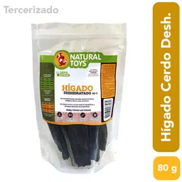 Natural Toys Snack Para Perro Hígado de Cerdo Deshidratado