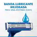 Máquina de Afeitar Gillette Prestobarba3 con 3 Cuchillas 4 Uds